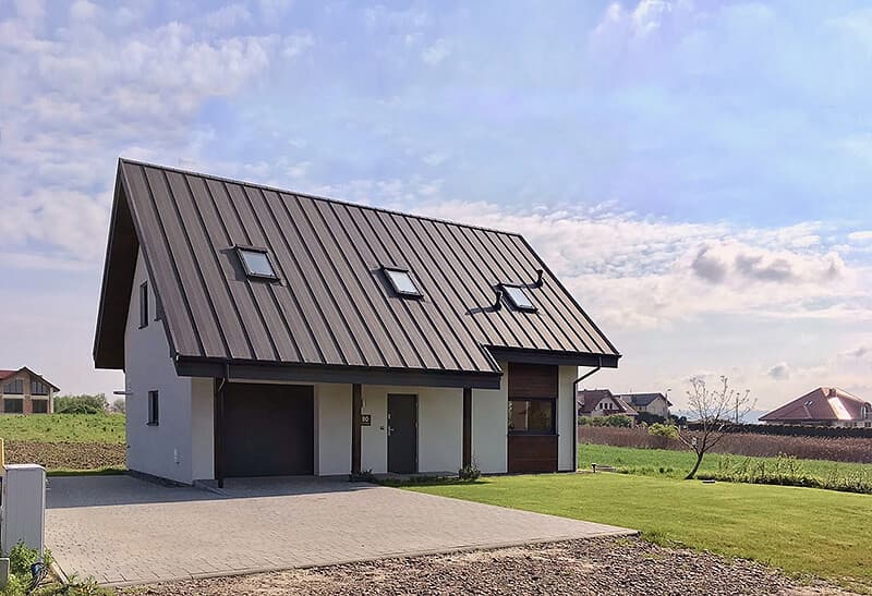 Дом из газобетона «Компакт» 82 м²
